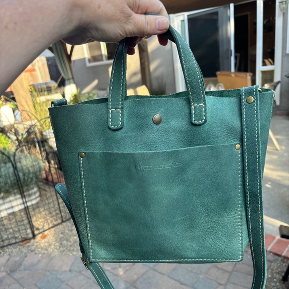 portland leather goods Handbags - Portland Leather Surf Mini Crossbody Tote